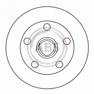 Гальмівний диск A.B.S. 16329