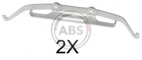 Тормозные колодки (монтажный набор) A.B.S. 1642Q