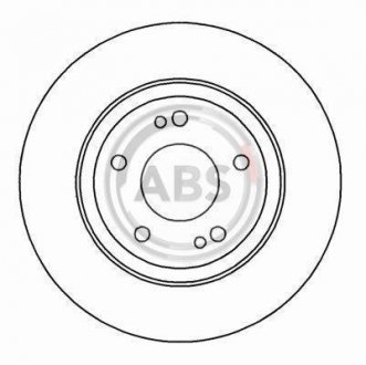 Тормозной диск A.B.S. 16480
