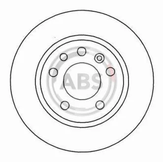 Тормозной диск A.B.S. A.B.S. 16489