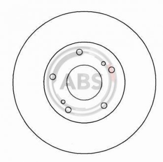 Гальмівний диск A.B.S. 16494