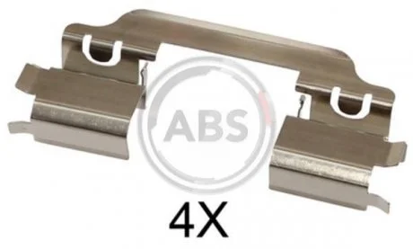 Тормозные колодки (монтажный набор) A.B.S. 1649Q