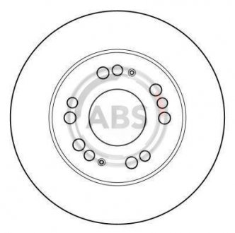 Тормозной диск A.B.S. 16501