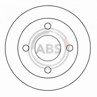 Гальмівний диск A.B.S. 16529