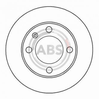 Гальмівний диск A.B.S. A.B.S. 16578 (фото 1)