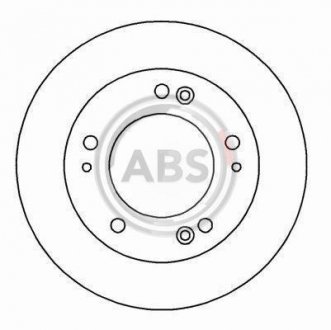 Тормозной диск A.B.S. 16604