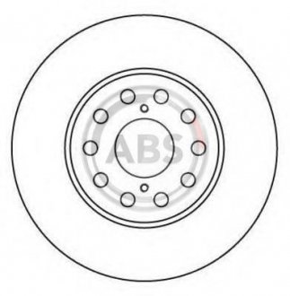 Тормозной диск A.B.S. 16612
