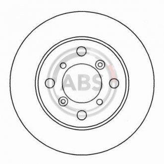 Гальмівний диск A.B.S. 16625