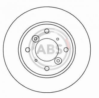 Гальмівний диск A.B.S. 16626