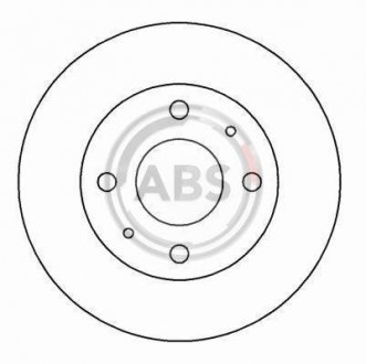 Гальмівний диск A.B.S. 16635