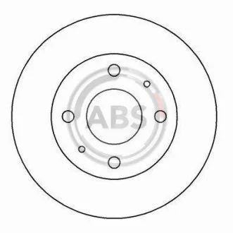 Тормозной диск A.B.S. A.B.S. 16635