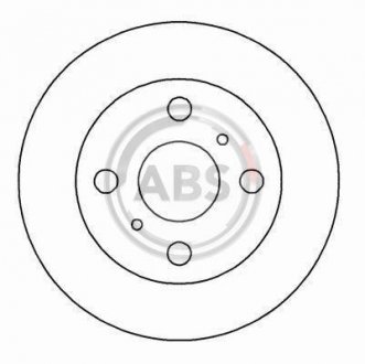 Тормозной диск A.B.S. 16651