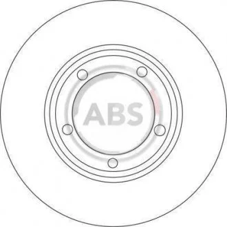 Тормозной диск A.B.S. A.B.S. 16670