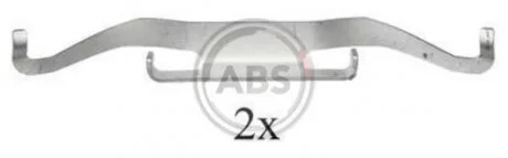 Фото гальмівні колодки (монтажний набір) A.B.S. A.B.S. 1681Q Гальмівні колодки (монтажний набір) A.B.S. A.B.S. 1681Q