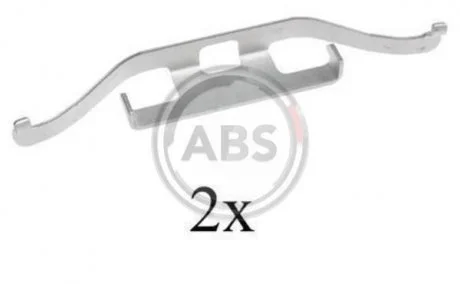 Фото 1 - тормозные колодки (монтажный набор) A.B.S. 1682Q Тормозные колодки (монтажный набор) A.B.S. 1682Q (фото 1)