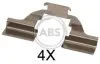 Тормозные колодки (монтажный набор) A.B.S. 1684Q (фото 1)