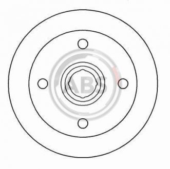 Гальмівний диск A.B.S. 16874