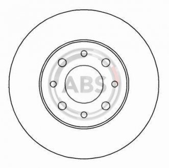 Тормозной диск A.B.S. 16904