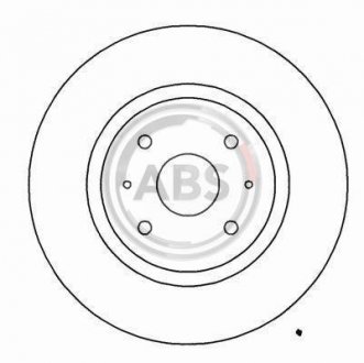 Гальмівний диск A.B.S. 16906