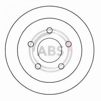 Тормозной диск A.B.S. 16917