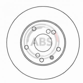 Гальмівний диск A.B.S. 16926