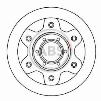 Тормозной диск A.B.S. 16943