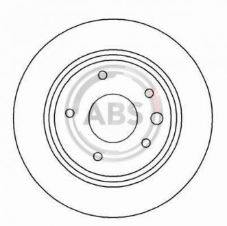 Гальмівний диск A.B.S. 16999
