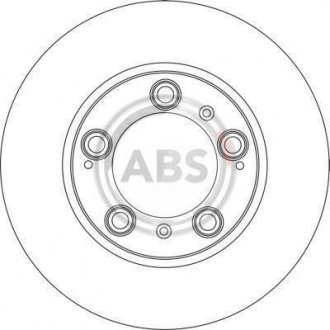 Гальмівний диск A.B.S. 17074