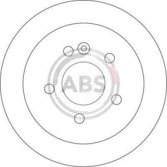 Тормозной диск A.B.S. 17108