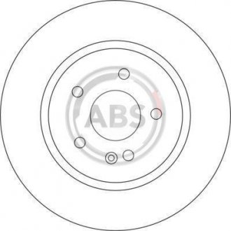 Тормозной диск A.B.S. 17109