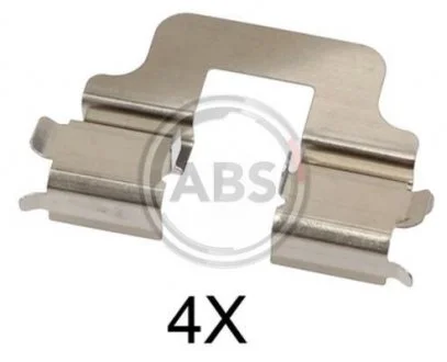 Фото монтажный набор задних тормозных накладок A.B.S. 1712Q Монтажный набор задних тормозных накладок A.B.S. 1712Q