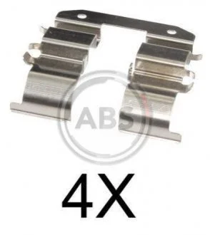 Тормозные колодки (монтажный набор) A.B.S. 1734Q