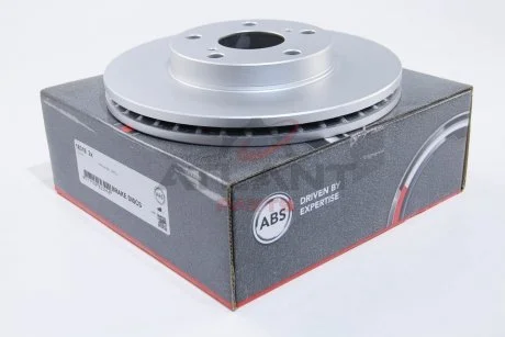 Диск гальмівний TOYOTA AURIS 1.3-1.6 2012-, COROLLA 2013 - передн. (ABS) A.B.S. 18318