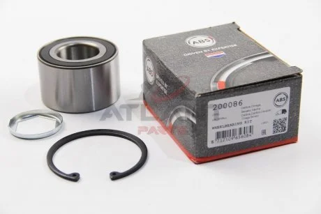 Набор колесных подшипников ступицы. A.B.S. 200086