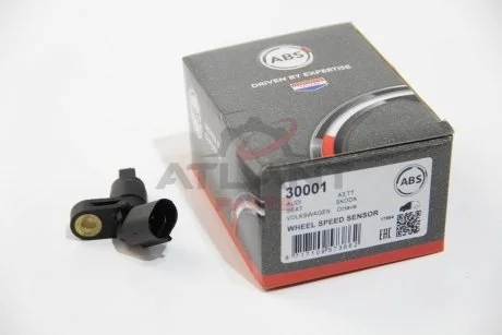 Фото датчик ABS пер. Golf/Lupo/Caddy/Polo/Vento/Passat/Corrado/Octavia/A3/ 88-14 A.B.S. 30001 Датчик ABS пер. Golf/Lupo/Caddy/Polo/Vento/Passat/Corrado/Octavia/A3/ 88-14 A.B.S. 30001