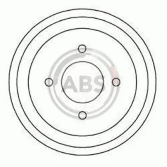 Тормозной барабан A.B.S. 3330S