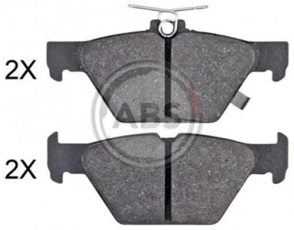 Фото тормозные колодки, дисковые тормоза.) A.B.S. A.B.S. 35119 Тормозные колодки, дисковые тормоза.) A.B.S. A.B.S. 35119