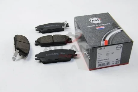 Тормозные колодки зад. SONATA/ACCORD/ACCENT/GETZ (AKEBONO) A.B.S. 36172