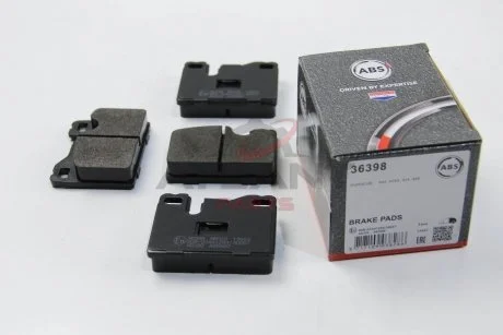 Колодки гальмівні задн/пер. Megane II 1.4 02-08 A.B.S. 36398