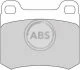 Гальмівні колодки, дискове гальмо (набір) A.B.S. 364981 (фото 1)