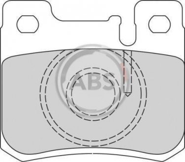 Гальмівні колодки, дискове гальмо (набір) A.B.S. 364982 (фото 1)