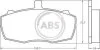 Тормозные колодки, дисковый тормоз (набор) A.B.S. 36504 (фото 1)