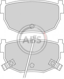 Тормозные колодки, дисковый тормоз (набор) A.B.S. 365861 (фото 1)