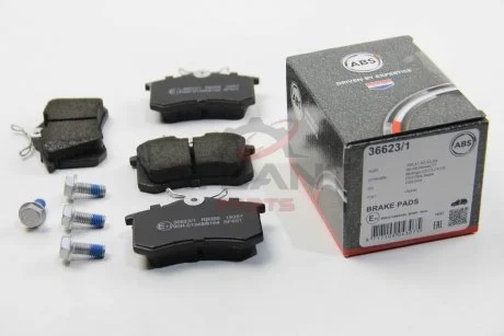 Тормозные колодки, дисковый тормоз (набор) A.B.S. 366231
