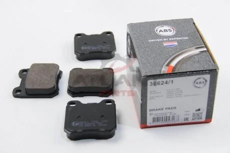 Фото тормозные колодки, дисковый тормоз (набор) A.B.S. 366241 Тормозные колодки, дисковый тормоз (набор) A.B.S. 366241
