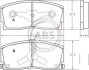 Тормозные колодки, дисковый тормоз (набор) A.B.S. 36658 (фото 1)