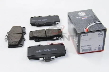 Фото 1 - колодки тормозные пер. Land Cruiser/Hilux/4 Runner/Taro 89- A.B.S. 36724 Колодки тормозные пер. Land Cruiser/Hilux/4 Runner/Taro 89- A.B.S. 36724 (фото 1)