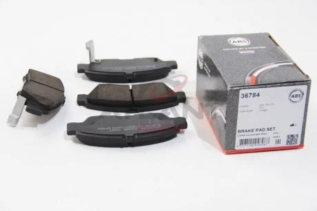 Тормозные колодки, дисковый тормоз (набор) A.B.S. 36784
