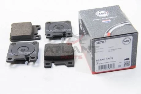 Фото гальмівні колодки, дискове гальмо (набір) A.B.S. 36787 Гальмівні колодки, дискове гальмо (набір) A.B.S. 36787