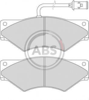 Тормозные колодки, дисковый тормоз (набор) A.B.S. A.B.S. 36931 (фото 1)